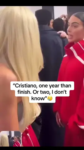 Georgina says that Ronaldo will retire next year or in 2026. The end is near😭😭 #ronaldo #cristianoronaldo #cr7 #georginarodriguez #alnassr 