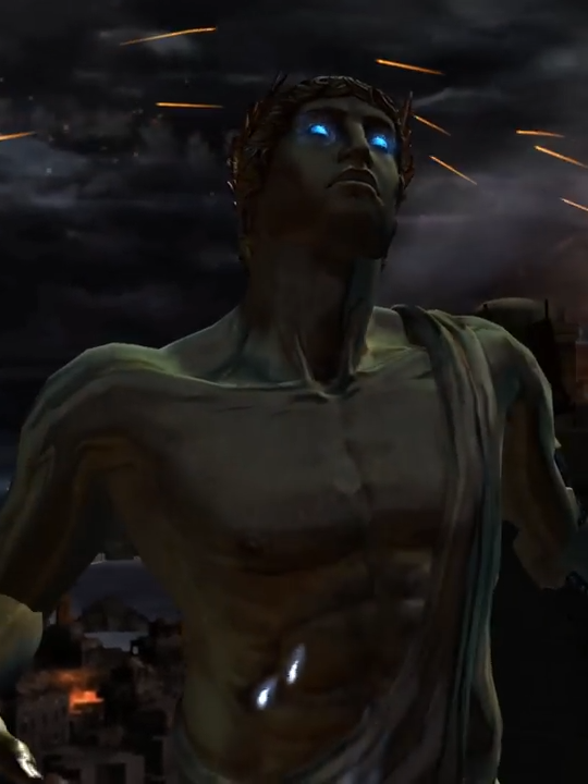 God of War 2 - Colossus of Rhodes Boss Fight, part 1 (Kratos batendo na moeda de 1 real) #godofwar #colossus #moedade1real #deuses #olimpo #playstation #ps2 #jogos #games #jogo #game #kratos #kratosgodofwar #fyp #bonstempos