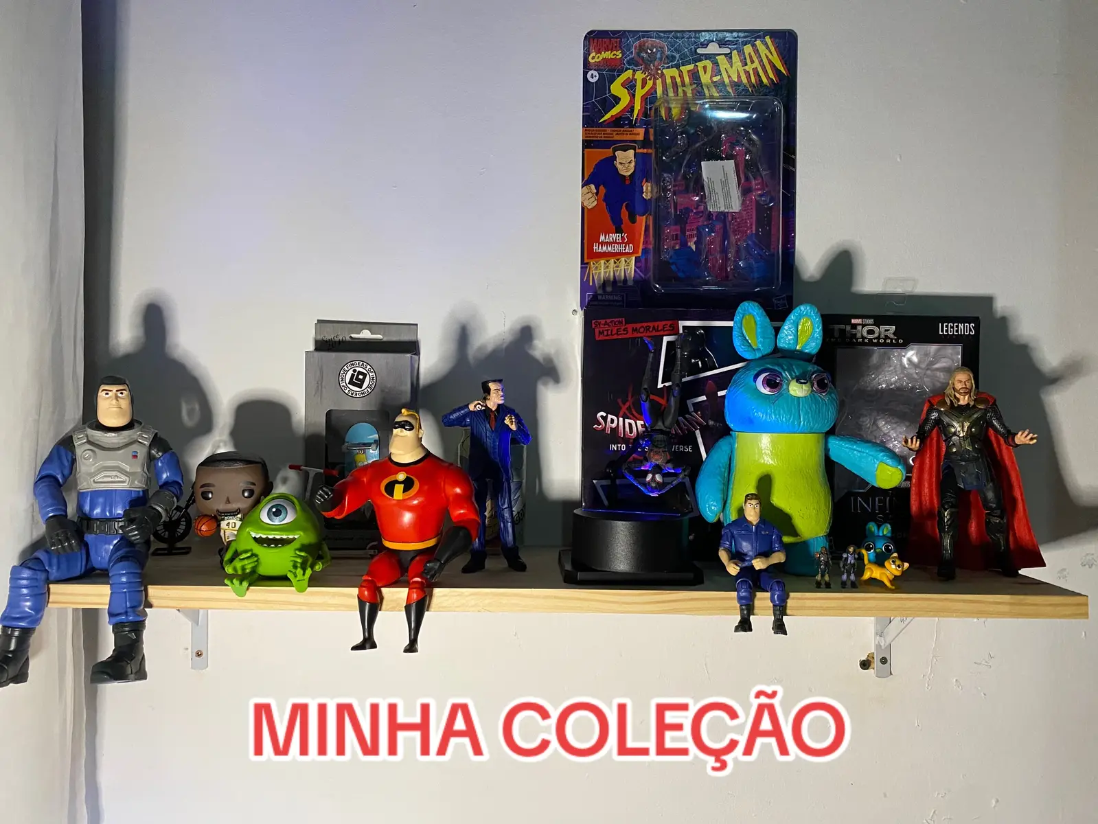 Essa e minha coleção de action figures e miniaturas. #colecao #actionfigures #stopmotion #fyp #marvel #spiderman #fyp 