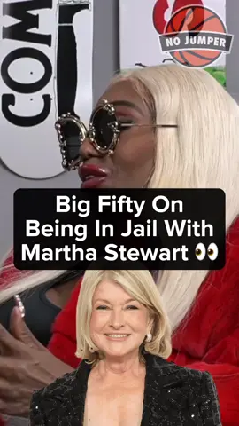 Big Fifty speaks on being locked up with #MarthaStewart. 👀 #nojumper #adam22 #fyp 