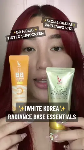 My skin but better holy grail! ✨ Plus with sun protection na rin! Love this duo from @iWhite Korea ✨🫶🏻😍 #iWKPerfectBase #myskinbutbetter #skincare #skincareph #beautyph #iwhitekorea #tintedsunscreen 