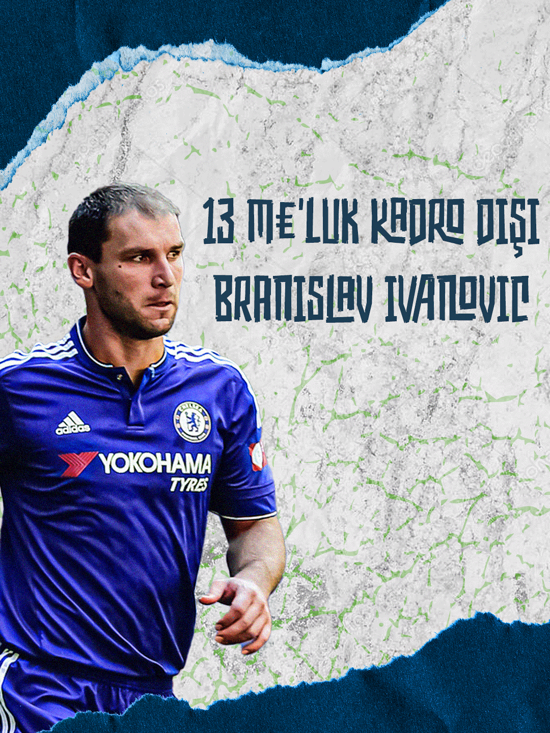 Forvetken defansa dönüşen Branislav Ivanovic. #gdhspor #ivanovic #chelsea #premierlig