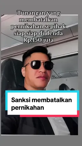 Hati2 buat pasangan yg mau ke jenjang pernikahan  #janji#nikah #sanksi#edukasi #edukasihukum #pengacara #wedabaynikel🇲🇨🎌 #iwip #helmkuning 