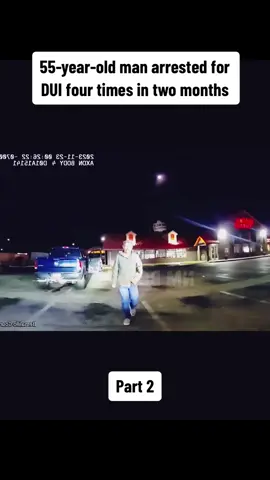 55-year-old man arrested for DUI four times in two months#cops #police #copsoftiktok #policeofficer #fyp #foryou 