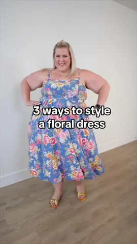 Listen, I know I promised to style this dress 5 ways... but I'll tell you what. Today is beautiful outside and I figured 3 ways that are really special to me are enough so I can go and enjoy a run in the sun. #styleinspo #plussizefashion #personalstyle #style 
