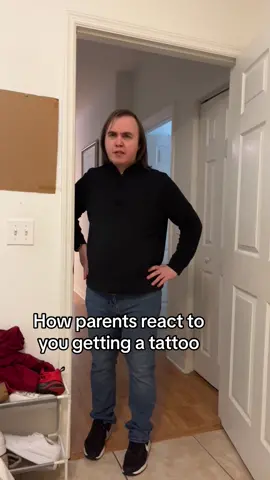 Overly suspicious. #fyp #comedy #parents #tattoo #skits 