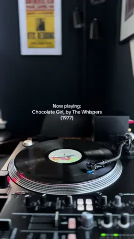 Had this song on repeat for a while. “Chocolate Girl” by The Whispers released in 1977.  #soulmusic #soul #record #vinyl #songoftheday #fyp 