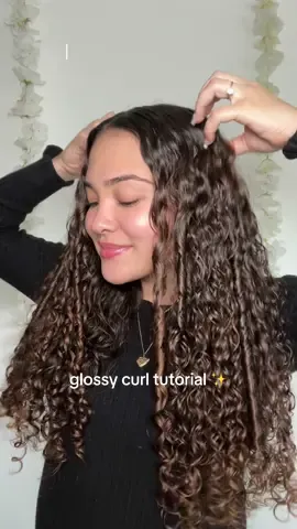 obsessed with the shine mask from @Eva NYC for the glossiest curls ever ✨ use my code ‘ISABELLA15’ to save $$$ #curlyhairtutorial #glossycurls #glasshair #evanyc #EvaNycPartner