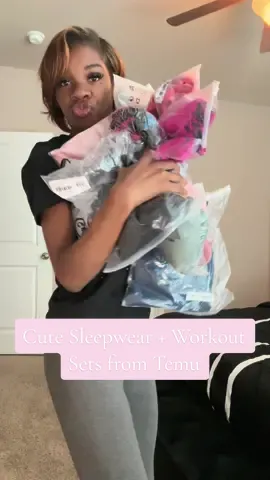 #temuhaul #workoutset #sleepwear #WomenOfTikTok 