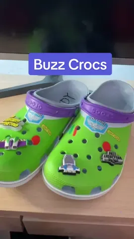 Buzz Lightyear CROCS collab!!! #crocs #buzzlightyear #toystory #pixar #disney 