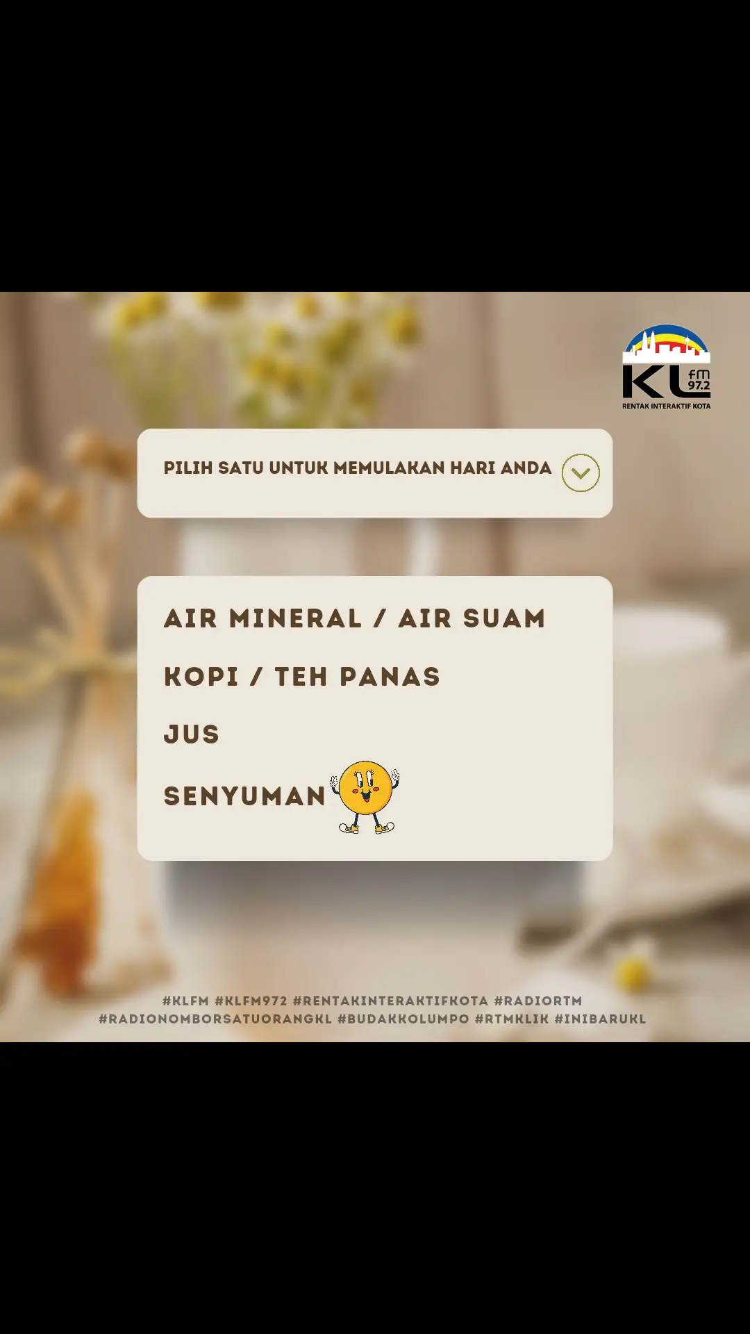 #IniAtauItu APA PILIHAN ANDA? #SukaSukaJe #KLfm972 #fyp 