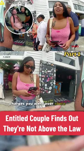 #Entitled #Couple Finds Out They're Not Above the Law #cops #fyp #police #lawenforcement #law #viral #usa #foryou 