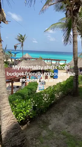 My mentality shifts from budget-friendly to boujee the moment we arrive #travellife #traveltiktok 