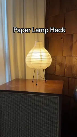 I’ve thrifted several paper lamps and the colours of the shades can vary so much. I’ve always wondered if I could dye the paper somehow, and turns out you can! 👏🏼 #paperlampshade #akari #ricepaperlamp #lightinghack 