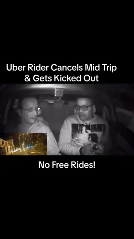 Uber Rider Cancels Mid Trip & Gets Kicked Out #fyp #foryou #foryoupage #uber #taxi #Lyft #uberdriver #uberride #taxidriver #lyftdriver #dashcam 