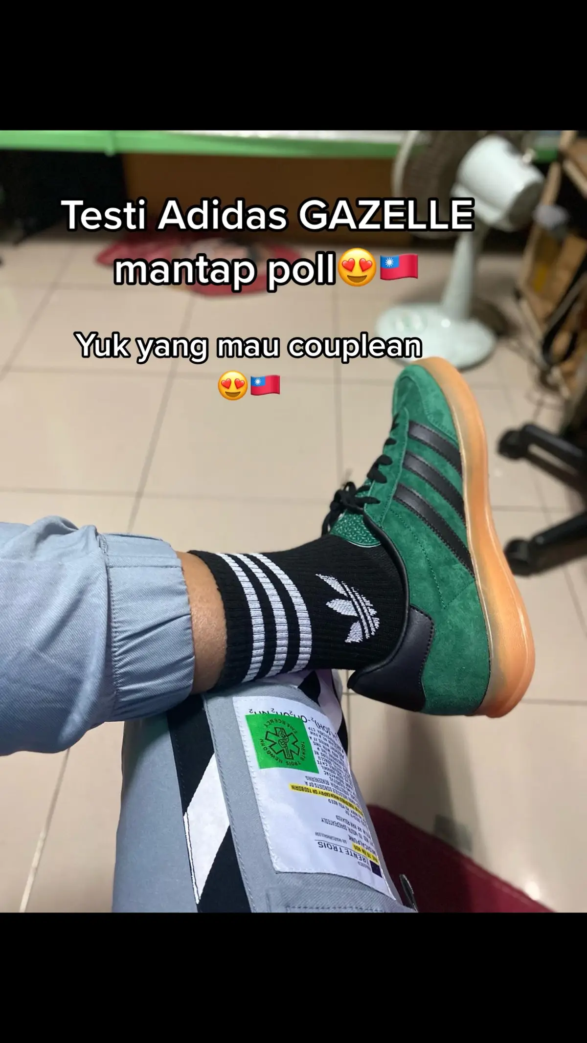 Testi adidas gazelle mantap poll😍🇹🇼 #adidasgazelle #adidassamba #adidas #sambaog #sepatutaiwan #bakulsepatu