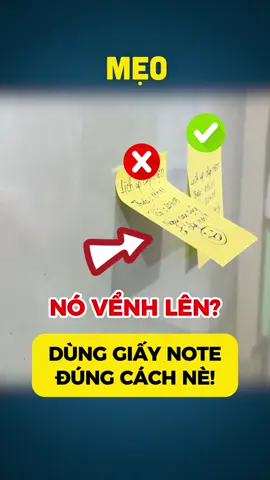 #mẹovặt 350 | Cách dùng giấy Note đúng cách ít người biết | How to use sticky notes correctly #notes #giaynote #vanphongpham #tips #DIY #lifehacks #meovat #meohay #meovatcuocsong #huongdan #cachlam #kienthuc #meo