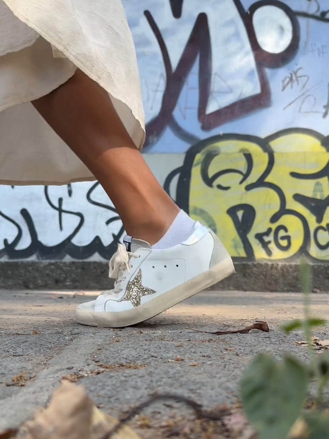 Step into style with #SuperStar.  #GoldenGoose