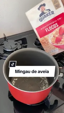 Mingau de aveia #mingau #receita #doce