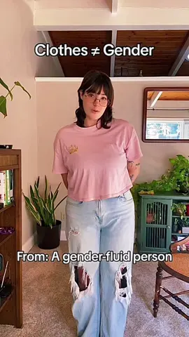 Clothes do not define Gender, it enhances Expression. Which look was your favorite? ##genderfluid##genderexpression##masc##fem##theythem##clothes##gender##sheher##hehim##clothesdonotequalgender##fyp##fy##lgbtq##androgynous##expression