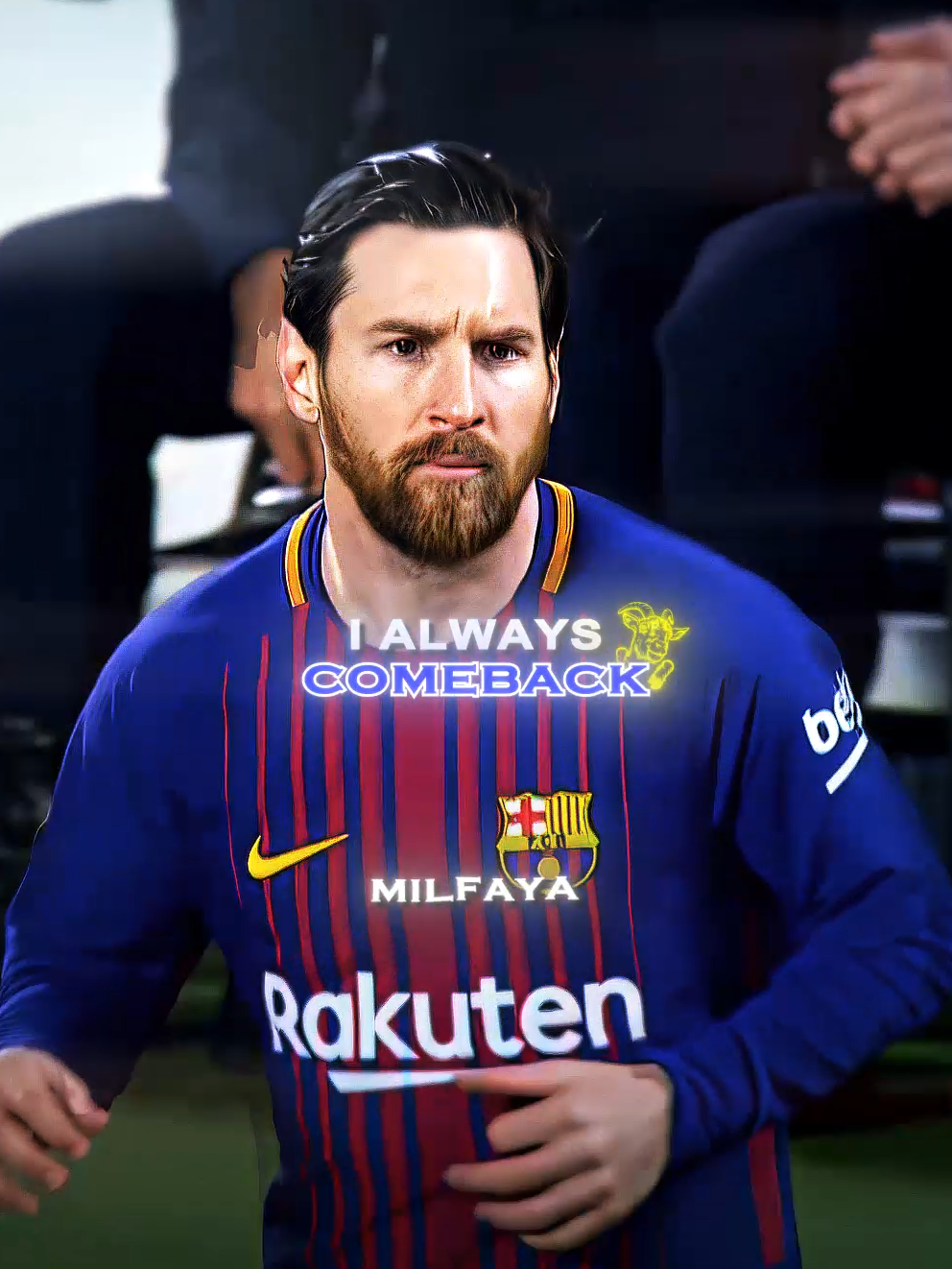 The GOAT always comebacks🐐🔥| bad quality:( | #milfayaedits #aftereffects #messi #blowthisup #fyp