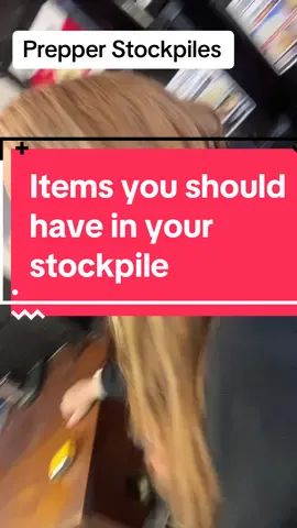 These are just a few items that you should have in your stock pile for prepping #prepper #longtermfoodstorage #preppersoftiktok #doomsdaypreppers #apocalypse #griddownprepper #preppertok #apocalypseprepper #doomsday #shtf #stockpile 