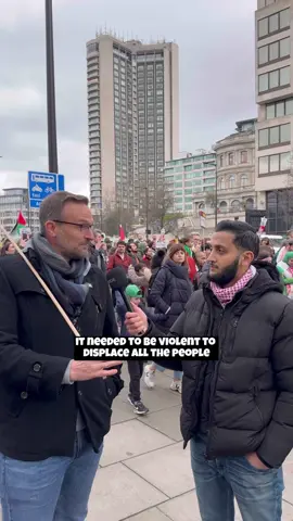 Alex from America 🇺🇸 explains why he’s supporting Palestine 🇵🇸 at the national protest in London  #palestinewillbefree #freedomforpalestine #savepalestine🇵🇸 #londoners 