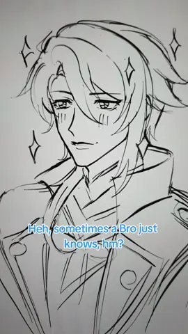 A BRO JUST KNOWS. #ayato #kamisatoayato #aratakiitto #itto #ittoyato #ayaitto #ayatofanart #ittofanart #genshin #GenshinImpact #foryou #foryoupage #fyp #viral 