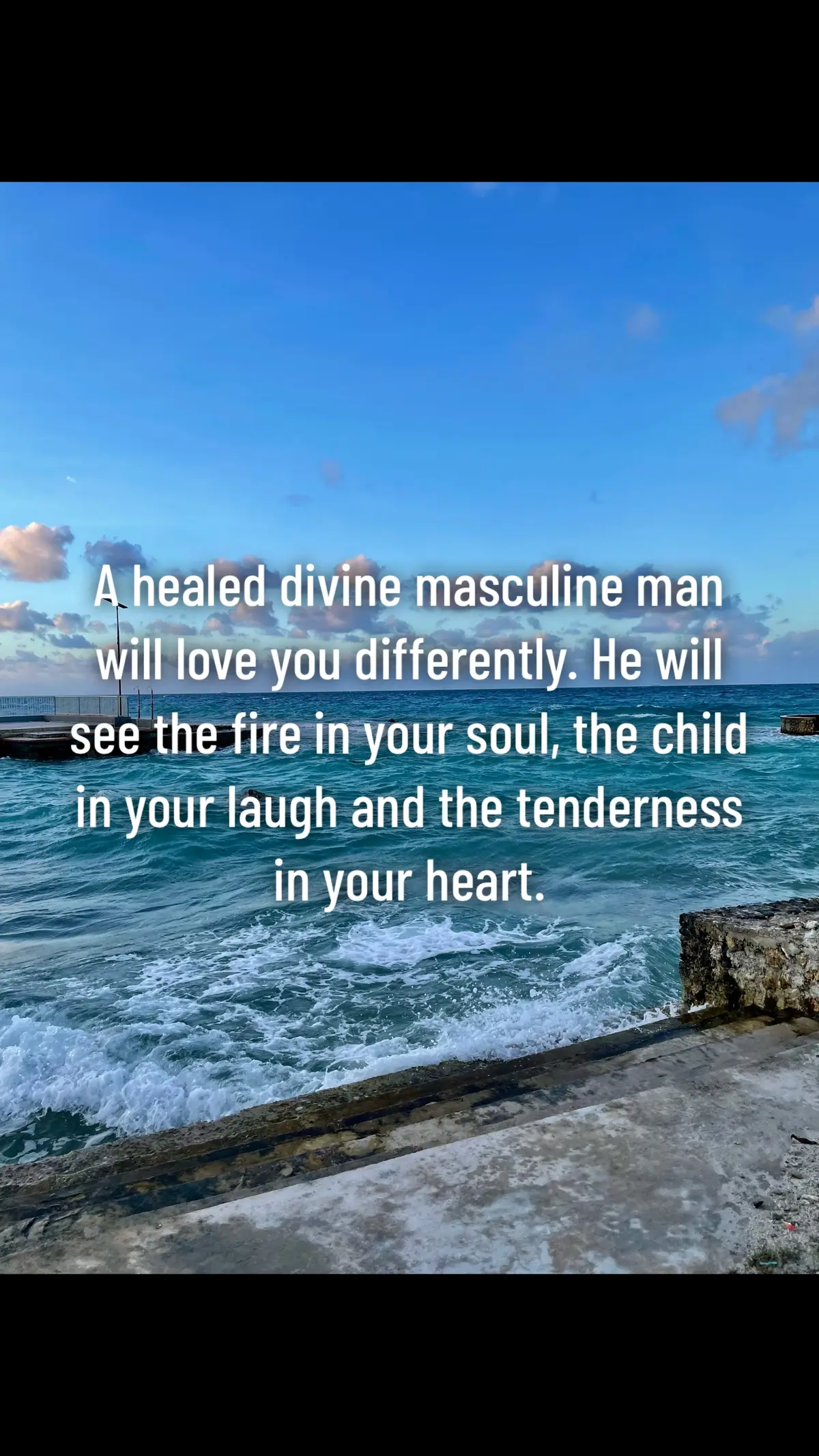 A healed divine masculone man will love you differently. #fypage #viralvideo #FYP #foryou #fypages #awakenedman #levelup #realmen #realmen #thedaddyuniversity #divinemasculine #mypersonpeptalk #unquietwoman #consistency #Love #daddyenergy #divinefeminine #divineunion #healthyrelationships #success #daddy 