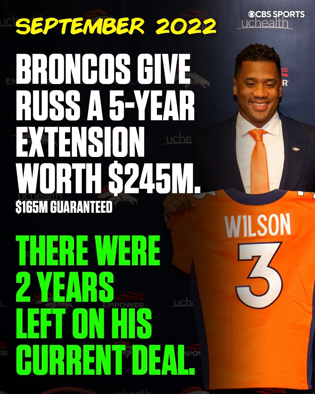 Russell Wilson’s time in Denver is over 😬 #nfl #broncos #russellwilson