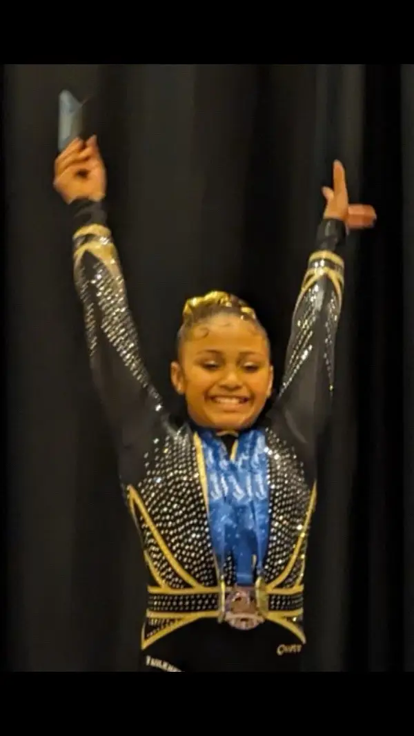 Congratulations To Faulkner’s Elite Level 3 Gymnast Zoie Harris Finishing 1st Overall With A 38.25 Out Of 11. 1st Beam - 9.75 1st Floor - 9.6