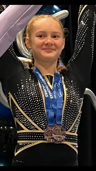 Congratulations To Faulkner’s Elite Platinum Gymnast Ava Preston Finishing 3rd Overall With A 37.35 Out Of 10. 2nd Vault - 9.6 3rd Floor - 9.4 