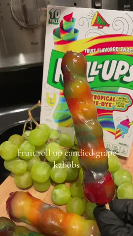 Fruit Roll Up Candied Grape Kabobs 🍭🍭🍭🍭 . . #fyp #foryou #foryoupage #fypシ゚viral #sweets #dessertchallenge #desserttiktok #desserts #bts #food #fruit #candiedfruits #candiedgrapes #grapes #candy #fruitrollup #fruitrollupchallenge #fruits #candiedfruit #tutorials #cookingtiktok #viralvideo #viraltiktok #iphone #cooking #baker #treats #treatyourself #trending #candykabobs #foodieee #gummybear #LearnOnTikTok #watchtillend #frozenslushie #slushie #florida #funfoods #kids #kidsoftiktok #candychallenge #happyplace #gushers #jollyranchers #treatmakingtips #youtub #subscribe #challenges_tiktok #goodeats #cravings #tiktok_india 