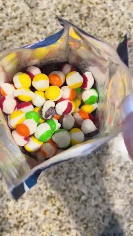 My new favorite!!! These are freeze dried skittles! #freezedriedcandy #freezedriedskittles #freezedried 