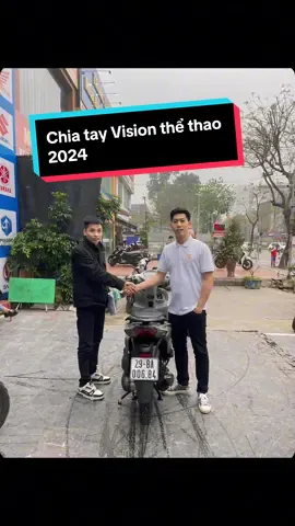 Bàn giao xe #honda #visionthethao 2023 biển định danh #chuyên_xe_lướt #xuhuong 