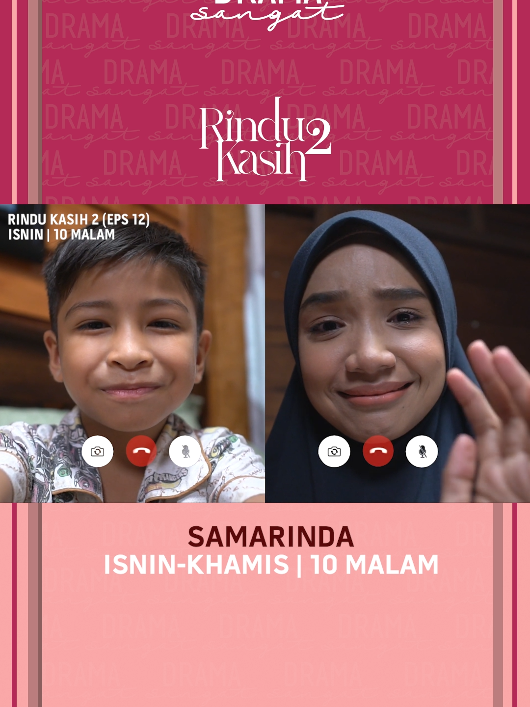 Kesian Ina, dia rindu sangat dekat Fayyad! 🥺😭 ▶️ Tonton #RinduKasih2 -> Isnin-Khamis -> 10 malam di TV3! #DramaSangat #TV3Malaysia #Samarinda #DramaTikTok #SembangEntertainment