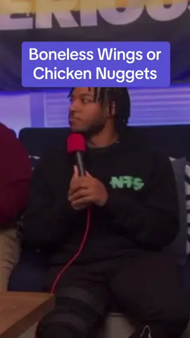 Do you agree that boneless wings are just chicken nuggets? #thentspod #currentevents #blackpodcast #reels #fyp #shorts #podcast #relationships ##boneless #wings #nuggets 