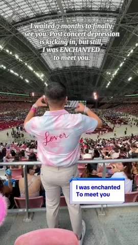 I waited 7 months to finally see you. Post concert depression is kicking in, but still, I was ENCHANTED to meet you. #theerastourtaylorswift #erastoursingapore #erastoursg #taylorswift #enchanted #erastour 