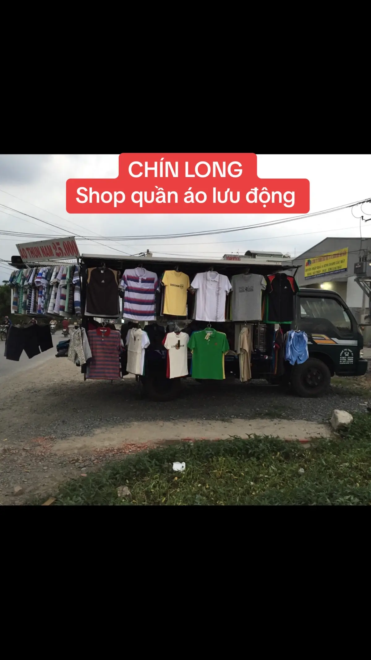 Shop quần áo lưu động nhà chín long #aothethao#aocasau#quanthethao#thoitrangthethao#chinlong