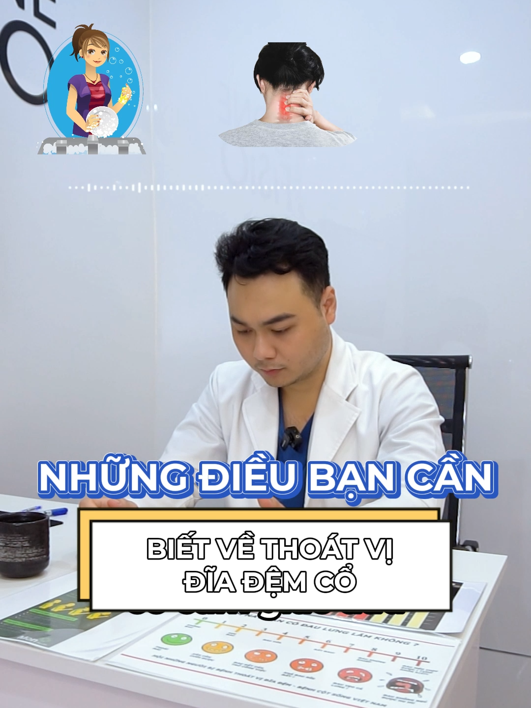 Nếu bạn đang bị đau phía sau gáy, tê lan xuống tay thì xem video này nhé #ibonefisio #ibonefisioviencoxuongkhop #daucovaigay #dauhieunhanbiet #thoatvidiadem