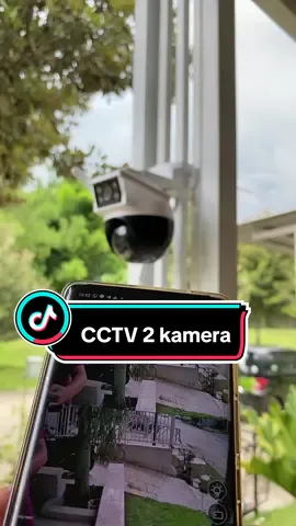 CCTV outdoor 2 lensa eyesec 6mp/ 4mp sudut pandangnya lebih luas #cctv2lensa #cctv2kamera #cctvoutdoor #cctvwaterprof @eyesecofficial 