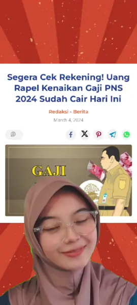 Segera Cek Rekening! Uang Rapel Kenaikan Gaji PNS 2024 Sudah Cair Hari Ini #pns #kemenkeu #gajipns #kenaikangajipns 