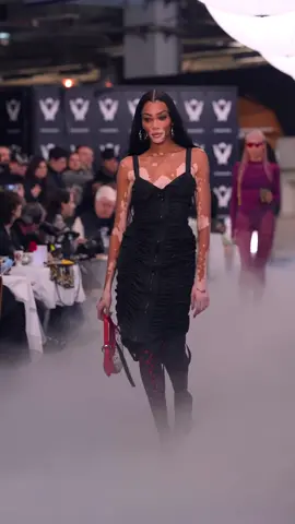 Whew 🤍 pressure makes diamonds 🫶🏾🙏🏽 #parisfashionweek #paris #model #winnieharlow 
