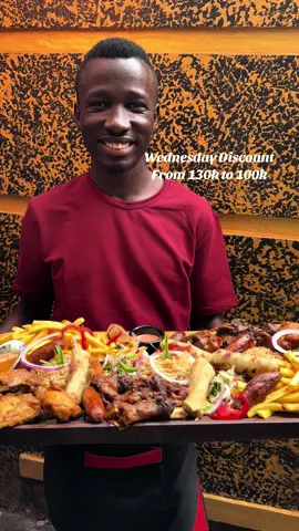 Enjoy the discounts every Wednesday on our group platters😋😋 we deliver as well offer available at all branches #RahimFoods #bestrestaurant #AfricanFood #ugandatiktok #Uganda🇺🇬 #Kampala #lusaniya #eastafrica #rahimfoodslusaniya💥 