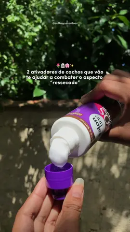 Seu cabelo fica com aspecto ressecado? Eu tenho a solução, 2 ativadores de cachos que vão te proporcionar um cabelo brilhoso e cheio de vida. O Ativador Super Óleos que contém 12 óleos nutritivos na sua composição vai tratar o seu fio, controlar o frizz e te promover um cabelo menos poroso e com muito brilho. O Ativador Óleo de Manga vai tratar os seus fios ao longo das horas, controlando o frizz e entregando muito brilho e definição. . . Agora me diz aqui, qual dos dois você quer testar ? . @Salon Line @#todecacho #migssalonline #salonline #ativadordecachos #crespa #cabelocrespo #heymigs #heymigssl #cachos #ugc #ugccreator #ugcbrasil 
