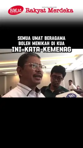 Kepala Balitbang Diklat Kementerian Agama, Suyitno kembali menjelaskan tentang rencana Kemenag menjadikan Kantor Urusan Agama (KUA) untuk tempat pernikahan semua umat beragama.  