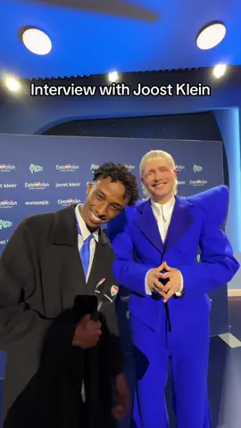 In depth interview with #joostklein for #eurovision2024 😂