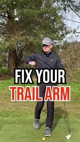 Fix Your Trail Arm #golf #golftips #golfswing #golflesson #fyp 