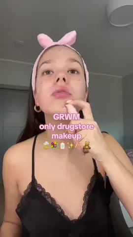 GRWM⭐️| Doing my makeup routine with a twist- only drugstore makeup 🧴✨💐🧸 #makeup #makeupdrugstore #grwm #fyp #pink #cheapmakeup #viralmakeup #makeuptutorial #onbudget #MakeupRoutine #nyx #catrice #essencecosmetics 