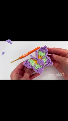 Crochet butterfly 🦋 #crochet #🦋 #tik_tok #LearnOnTikTok #trending #handmade #foryou #crochettok 
